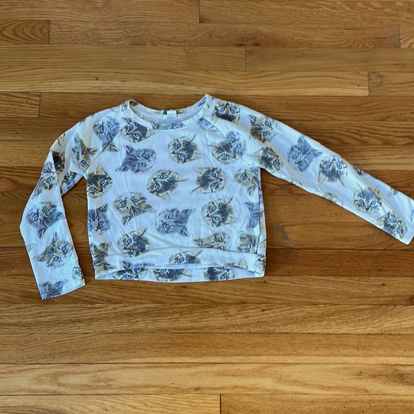 cotton sweatshirt with cats! - Picture 1 of 2